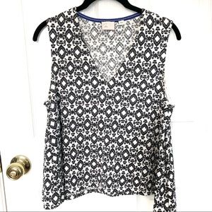 Printed Swing Tank Work Top—Anthropologie